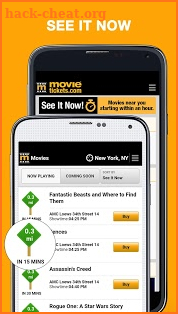 MovieTickets.com screenshot