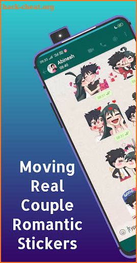 🥰 Moving Sticker Pro - 500 Animated Stickers screenshot