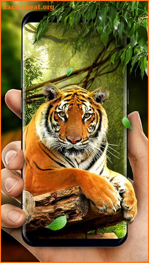 Moving Tiger Live Wallpaper screenshot