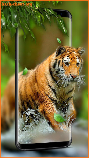 Moving Tiger Live Wallpaper screenshot