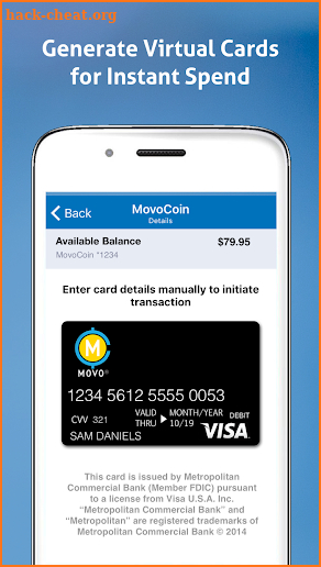 MOVO - Mobile Cash & Payments screenshot