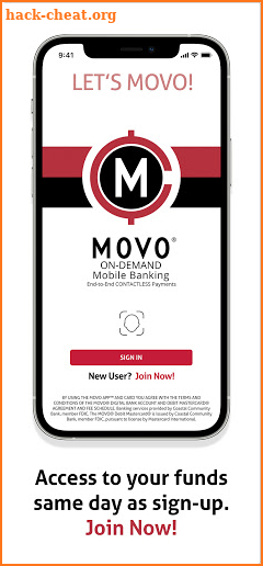 MOVO ON-DEMAND MOBILE BANKING screenshot