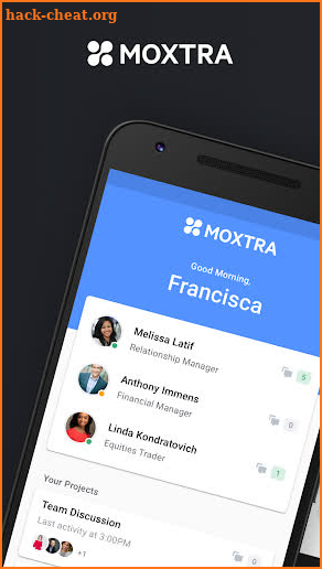 Moxtra screenshot