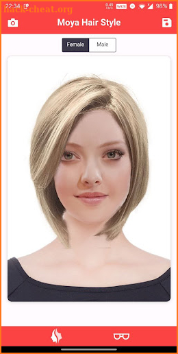 Moya Hairstyle: Bangs & Wigs screenshot