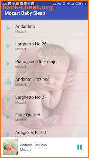 Mozart Baby Sleep screenshot