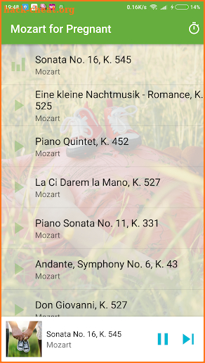 Mozart for Pregnant screenshot