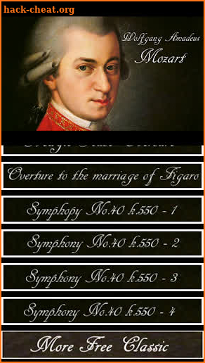 Mozart Symphony screenshot