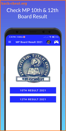 MP Board Result 2021 , MPBSE 10th & 12th MP Board screenshot