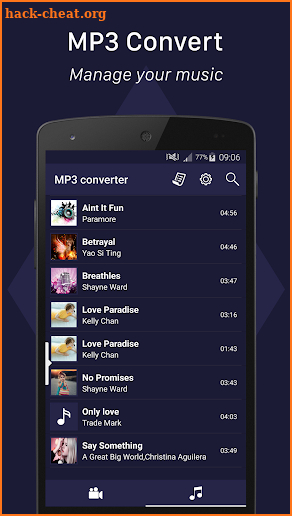 MP3 converter screenshot
