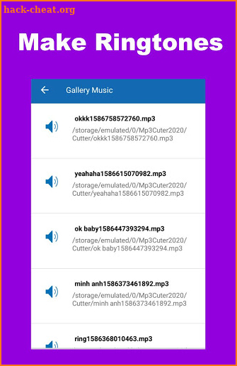 MP3 Cutter and Audio Cutter screenshot
