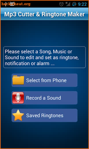 MP3 Cutter and Ringtone Maker♫ screenshot