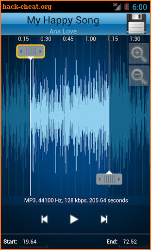 MP3 Cutter and Ringtone Maker♫ screenshot