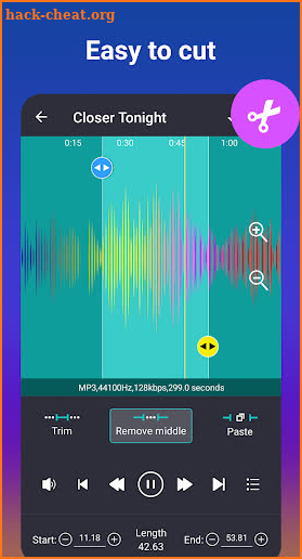 MP3 Cutter - Ringtone Maker & Audio Cutter screenshot