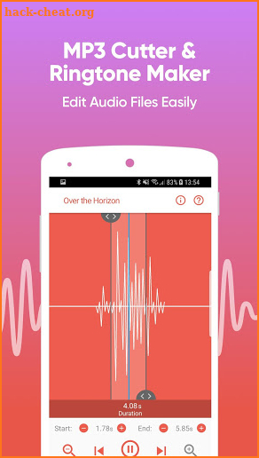 MP3 Cutter - Ringtone Maker And Audio Editor screenshot