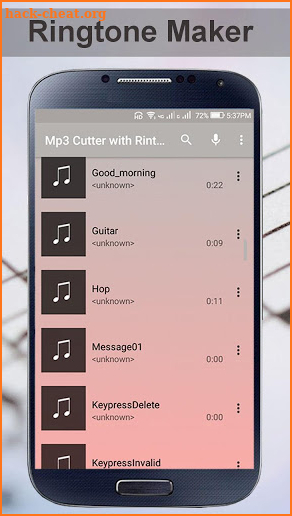 Mp3 Cutter with Ringtone Maker screenshot