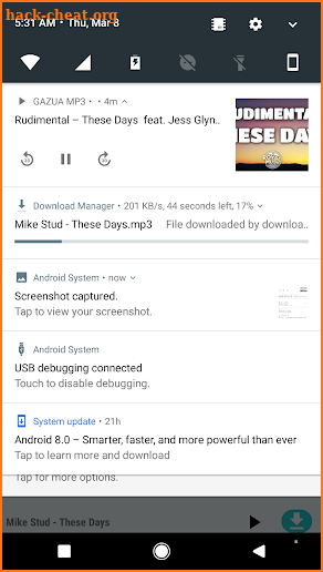 Mp3 Download  & Music Player 'GAZUA-MP3' screenshot