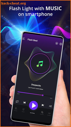 MP3 Flash - Strobe Light Follow Music Beat screenshot