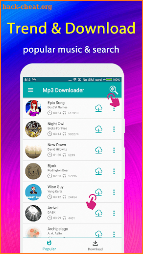 Mp3 Music Download : Free Music Downloader screenshot