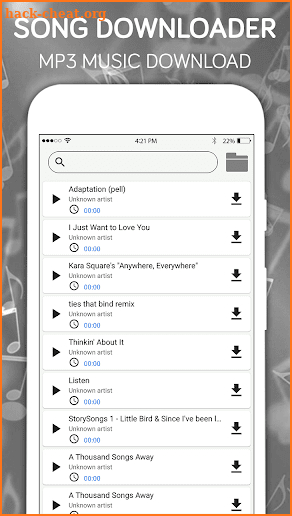Mp3 music download-Free music song downloader screenshot