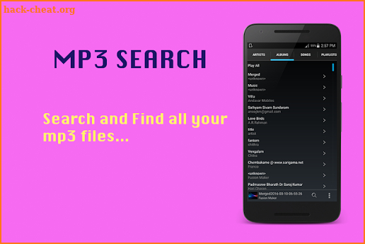 mp3 music download player screenshot