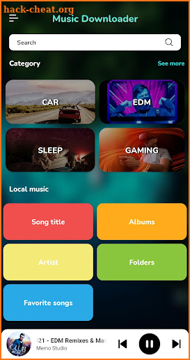 Mp3 music downloader screenshot