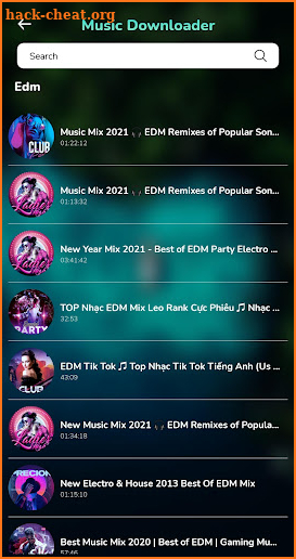 Mp3 music downloader screenshot