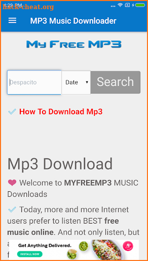 MP3 Music Downloader & Free MP3 screenshot