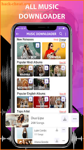 Mp3 music downloader-Download free music screenshot