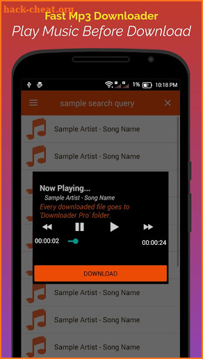 Mp3 Music Downloader Free screenshot