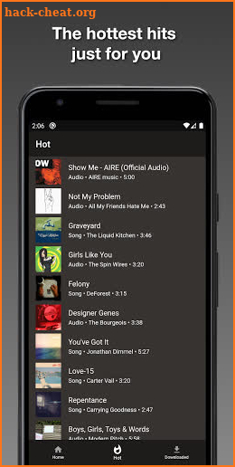 MP3 Music Downloader - hottest playlists and songs screenshot