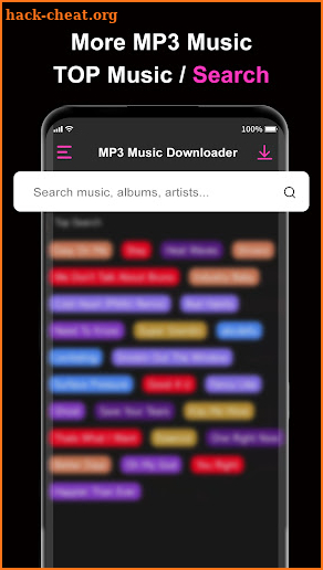 MP3 Music Downloader Player screenshot