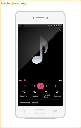 MP3 player without advertising screenshot