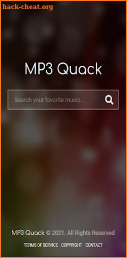 MP3 Quack - MP3 Quack Music Search screenshot