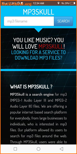 Mp3 Skull Free Music Downloader screenshot