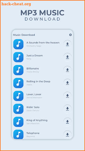 MP3 Song downloader screenshot