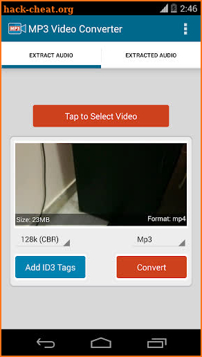 MP3 Video Converter - Extract music from videos screenshot