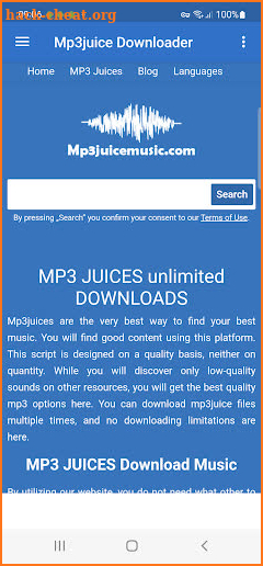 MP3Juices Downloader screenshot