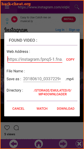 MP4 Downloader screenshot