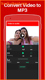 Mp4 to mp3-Video to audio-Mp3 from AVI Converter screenshot
