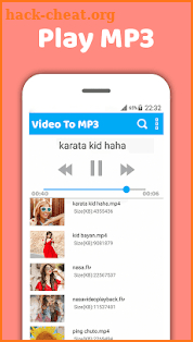 Mp4 to mp3-Video to mp3-Mp3 video converter screenshot