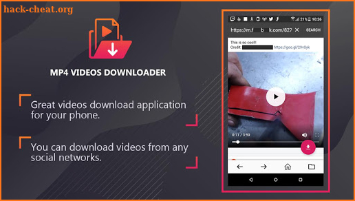 Mp4 video downloader - Download video mp4 format screenshot