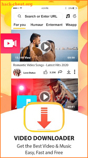 MP4 Video Downloader - HD Video Player- All Format screenshot