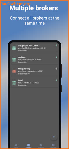 MQTT Dashboard Client screenshot