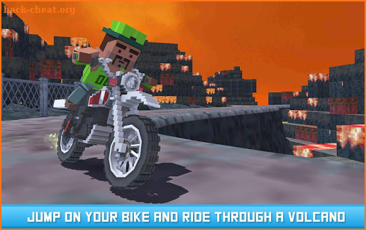 Mr. Blocky Moto Bike Driver SIM screenshot