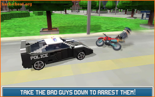 Mr. Blocky Police: Police Car SIM screenshot