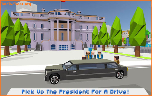 Mr. Blocky White House Driver screenshot