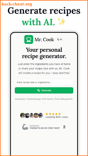 Mr. Cook - Recipe Manager screenshot