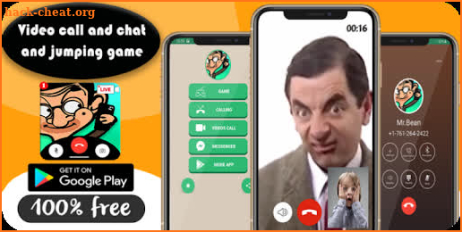 mr funny video call and chat simulation and game screenshot