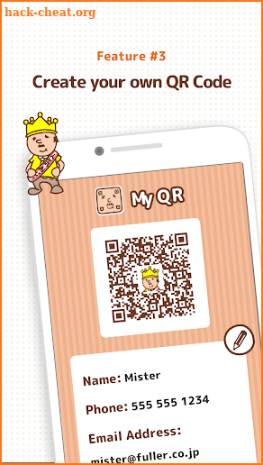 Mr. QR: Super Cute QR Scanner/Reader screenshot