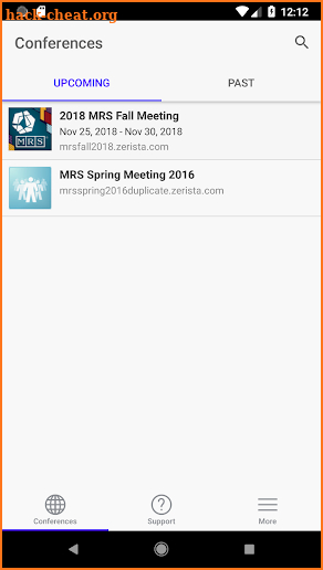 MRS Spring & Fall Meetings screenshot